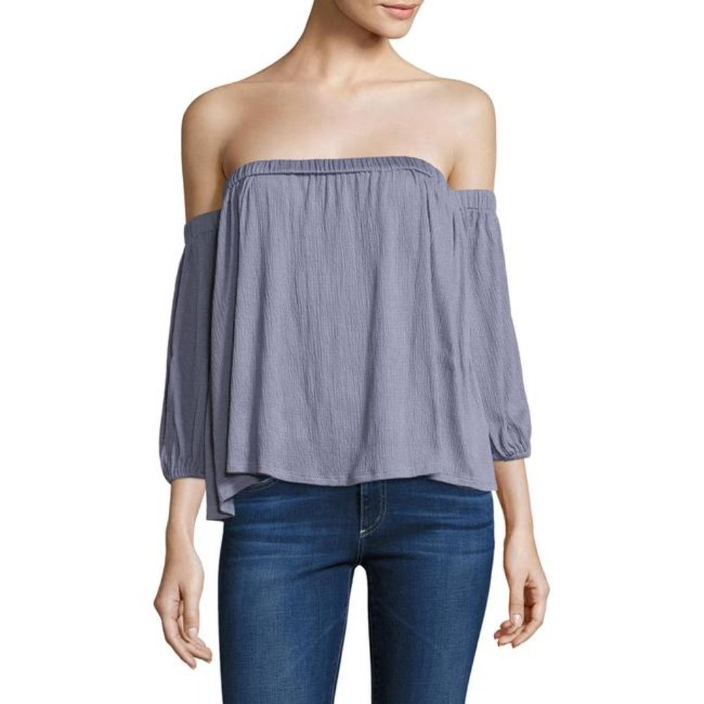 Ella moss off shoulder top small Revolve